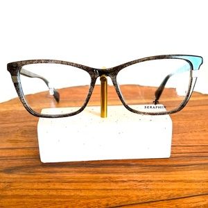 Seraphin 👓 Bluff/8280 Gray Lace frame. 52-17-140 handmade in Japan. NEW!